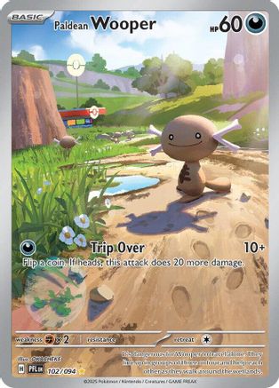 Paldean Wooper (102) Holofoil [ME02 Phantasmal Flames] Pokemon Single Pokémon