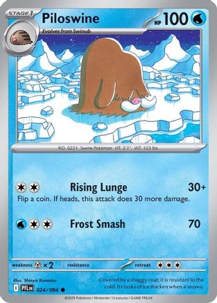 Piloswine (24)  [ME02 Phantasmal Flames]