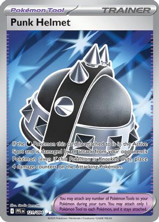 Punk Helmet - 121/094 (121) Holofoil [ME02 Phantasmal Flames] Pokemon Single Pokémon