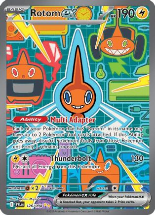 Rotom ex - 126/094 Holofoil [ME02 Phantasmal Flames] Pokemon Single Pokémon