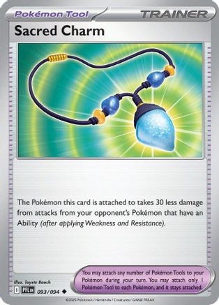 Sacred Charm - 093/094 Reverse Holofoil [ME02 Phantasmal Flames] Pokemon Single Pokémon