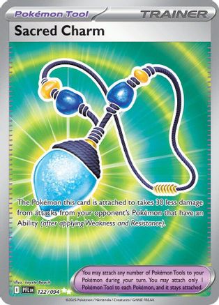 Sacred Charm - 122/094 Holofoil [ME02 Phantasmal Flames] Pokemon Single Pokémon