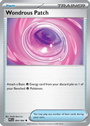 Wondrous Patch (94) Reverse Holofoil [ME02 Phantasmal Flames] Pokemon Single Pokémon