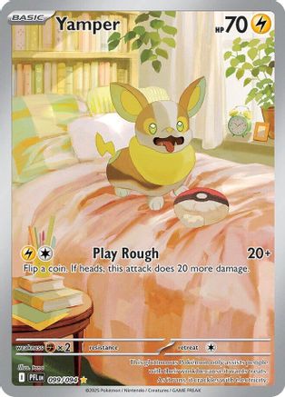 Yamper - 099/094 Holofoil [ME02 Phantasmal Flames] Pokemon Single Pokémon