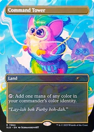 Command Tower (7064) (SLD-7064) [Secret Lair] Drop Series MTG Single Wizards of the Coast