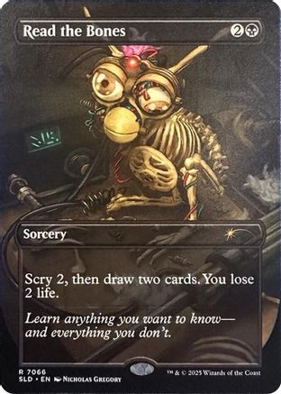 Read the Bones (SLD-7066) [Secret Lair] Drop Series MTG Single Wizards of the Coast
