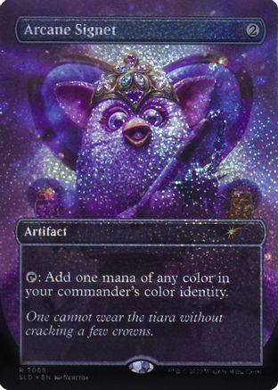 Arcane Signet (7068) (Confetti Foil) (SLD-7068) [Secret Lair] Drop Series Foil MTG Single Wizards of the Coast