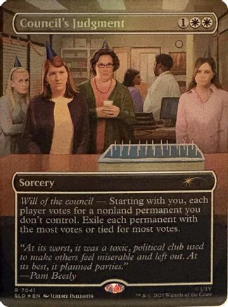 Council's Judgment (7041) (SLD-7041) [Secret Lair] Drop Series Foil MTG Single Wizards of the Coast