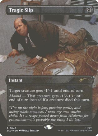 Tragic Slip (SLD-7043) [Secret Lair] Drop Series Foil MTG Single Wizards of the Coast