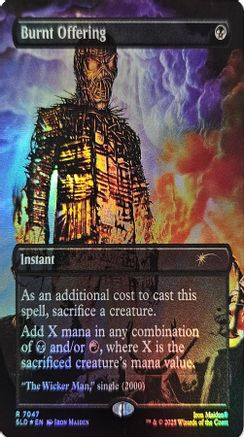 Burnt Offering (Rainbow Foil) (SLD-7047) [Secret Lair] Drop Series Foil MTG Single Wizards of the Coast