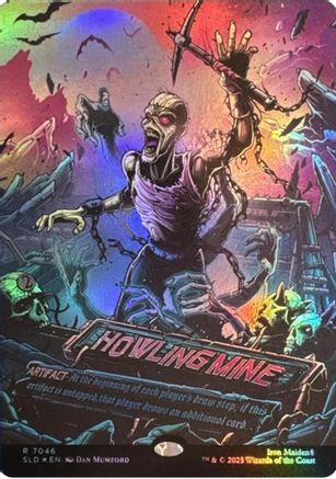 Howling Mine (7046) (Rainbow Foil) (SLD-7046) [Secret Lair] Drop Series Foil MTG Single Wizards of the Coast