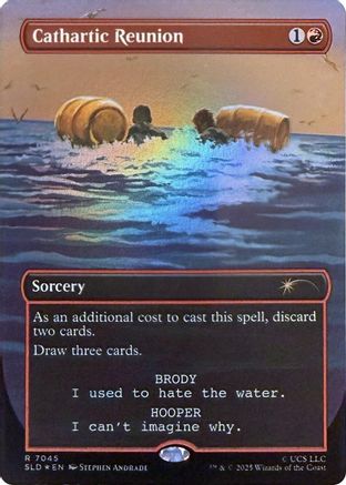 Cathartic Reunion (7045) (Rainbow Foil) (SLD-7045) [Secret Lair] Drop Series Foil MTG Single Wizards of the Coast