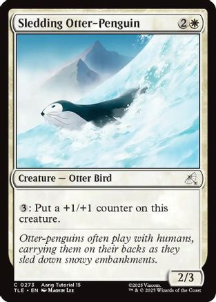 Sledding Otter-Penguin (0273) (TLE-273) [Avatar: The Last Airbender: Eternal-Legal] MTG Single Wizards of the Coast