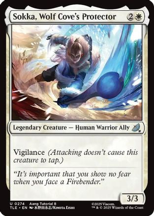 Sokka, Wolf Cove's Protector (0274) (TLE-274) [Avatar: The Last Airbender: Eternal-Legal] MTG Single Wizards of the Coast