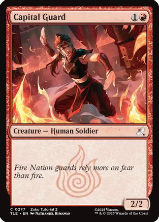 Capital Guard (0277) (TLE-277) [Avatar: The Last Airbender: Eternal-Legal] MTG Single Wizards of the Coast