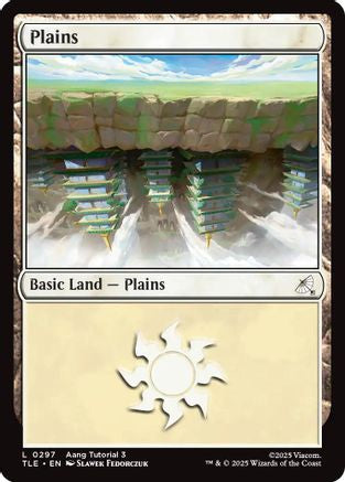 Plains (0297) (TLE-297) [Avatar: The Last Airbender: Eternal-Legal] MTG Single Wizards of the Coast