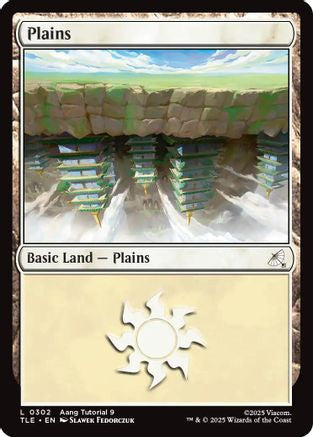 Plains (0302) (TLE-302) [Avatar: The Last Airbender: Eternal-Legal] MTG Single Wizards of the Coast