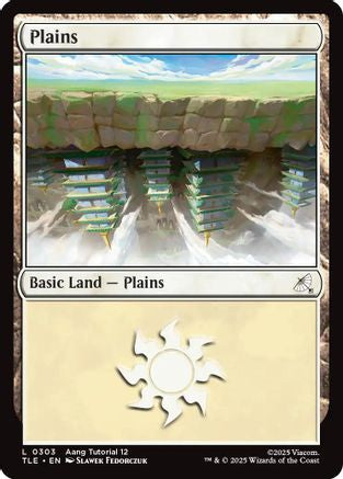 Plains (0303) (TLE-303) [Avatar: The Last Airbender: Eternal-Legal] MTG Single Wizards of the Coast