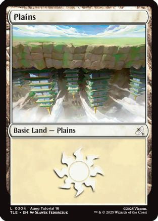 Plains (0304) (TLE-304) [Avatar: The Last Airbender: Eternal-Legal] MTG Single Wizards of the Coast