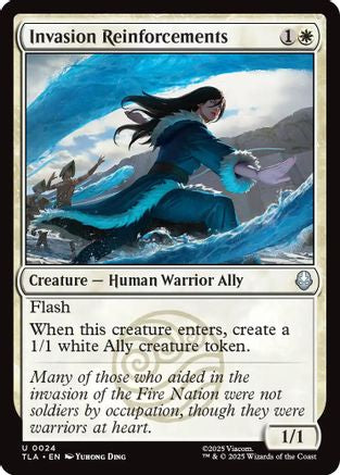Invasion Reinforcements (TLA-024) [Avatar: The Last Airbender] Foil MTG Single Wizards of the Coast