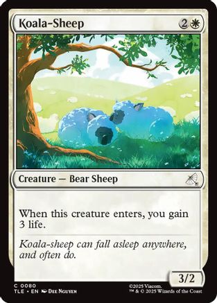 Koala-Sheep (TLE-080) [Avatar: The Last Airbender: Eternal-Legal] Foil MTG Single Wizards of the Coast