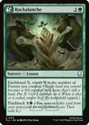 Rockalanche (TLA-192) [Avatar: The Last Airbender] MTG Single Wizards of the Coast