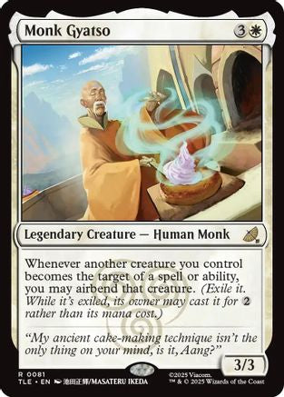 Monk Gyatso (TLE-081) [Avatar: The Last Airbender: Eternal-Legal] MTG Single Wizards of the Coast
