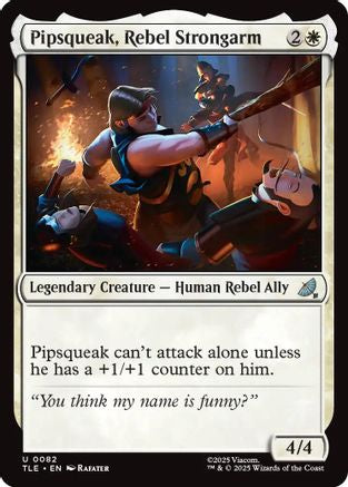 Pipsqueak, Rebel Strongarm (TLE-082) [Avatar: The Last Airbender: Eternal-Legal] Foil MTG Single Wizards of the Coast
