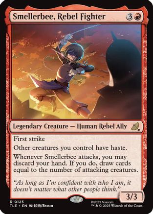 Smellerbee, Rebel Fighter (TLE-125) [Avatar: The Last Airbender: Eternal-Legal] Foil MTG Single Wizards of the Coast