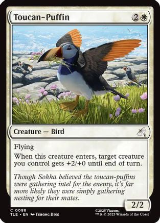 Toucan-Puffin (TLE-088) [Avatar: The Last Airbender: Eternal-Legal] Foil MTG Single Wizards of the Coast