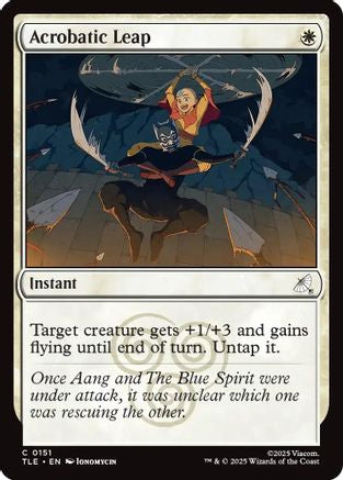 Acrobatic Leap (TLE-151) [Avatar: The Last Airbender: Eternal-Legal] Foil MTG Single Wizards of the Coast