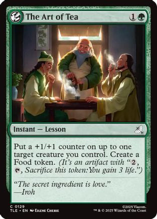 The Art of Tea (TLE-129) [Avatar: The Last Airbender: Eternal-Legal] Foil MTG Single Wizards of the Coast