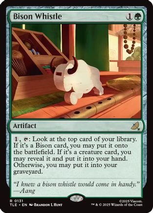 Bison Whistle (TLE-131) [Avatar: The Last Airbender: Eternal-Legal] MTG Single Wizards of the Coast