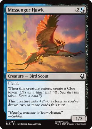 Messenger Hawk (TLA-234) [Avatar: The Last Airbender] MTG Single Wizards of the Coast