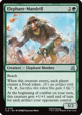 Elephant-Mandrill (TLE-138) [Avatar: The Last Airbender: Eternal-Legal] MTG Single Wizards of the Coast