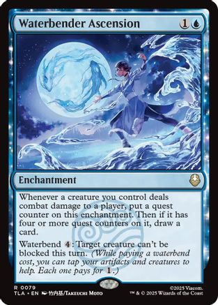 Waterbender Ascension (TLA-079) [Avatar: The Last Airbender] MTG Single Wizards of the Coast