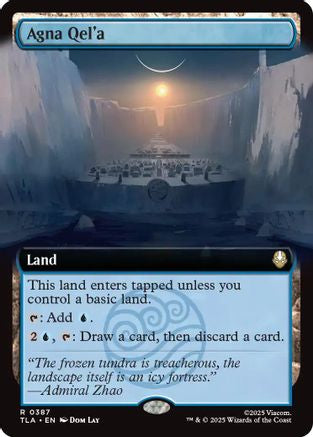 Agna Qel'a (TLA-387) [Avatar: The Last Airbender] Foil MTG Single Wizards of the Coast