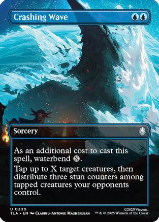 Crashing Wave (TLA-300) [Avatar: The Last Airbender] Foil MTG Single Wizards of the Coast