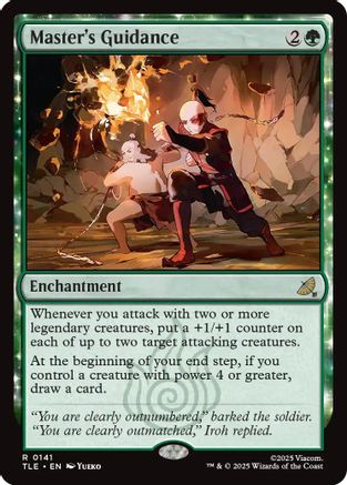 Master's Guidance (TLE-141) [Avatar: The Last Airbender: Eternal-Legal] Foil MTG Single Wizards of the Coast