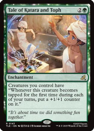 Tale of Katara and Toph (TLE-143) [Avatar: The Last Airbender: Eternal-Legal] Foil MTG Single Wizards of the Coast