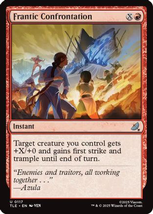 Frantic Confrontation (TLE-117) [Avatar: The Last Airbender: Eternal-Legal] MTG Single Wizards of the Coast