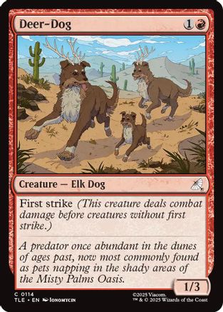Deer-Dog (TLE-114) [Avatar: The Last Airbender: Eternal-Legal] Foil MTG Single Wizards of the Coast