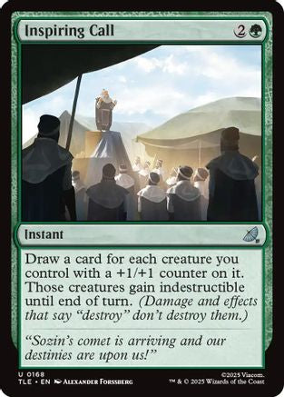 Inspiring Call (TLE-168) [Avatar: The Last Airbender: Eternal-Legal] Foil MTG Single Wizards of the Coast