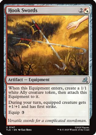 Hook Swords (TLE-147) [Avatar: The Last Airbender: Eternal-Legal] MTG Single Wizards of the Coast