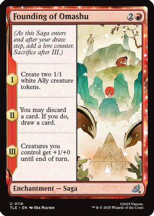 Founding of Omashu (TLE-116) [Avatar: The Last Airbender: Eternal-Legal] MTG Single Wizards of the Coast