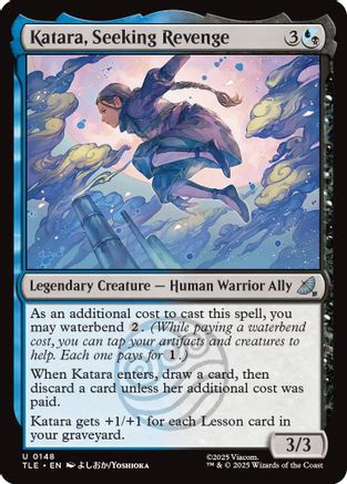 Katara, Seeking Revenge (TLE-148) [Avatar: The Last Airbender: Eternal-Legal] MTG Single Wizards of the Coast