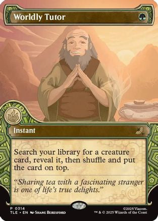 Worldly Tutor (Showcase) (TLE-314) [Avatar: The Last Airbender: Eternal-Legal] MTG Single Wizards of the Coast