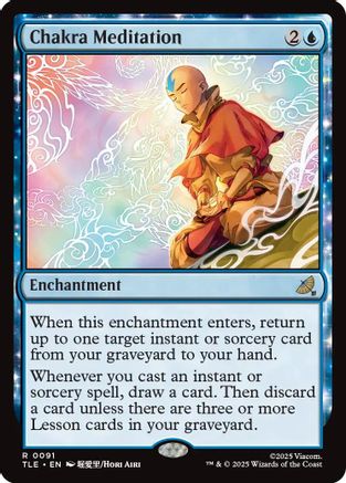 Chakra Meditation (TLE-091) [Avatar: The Last Airbender: Eternal-Legal] MTG Single Wizards of the Coast