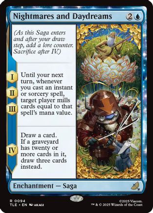 Nightmares and Daydreams (TLE-094) [Avatar: The Last Airbender: Eternal-Legal] Foil MTG Single Wizards of the Coast
