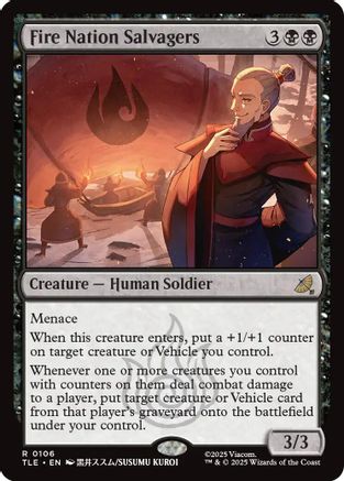 Fire Nation Salvagers (TLE-106) [Avatar: The Last Airbender: Eternal-Legal] MTG Single Wizards of the Coast